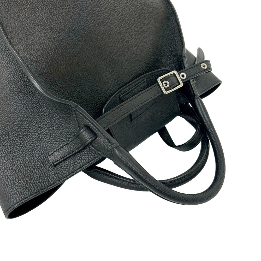 CELINE Big Bag Small Leather 2-Way Handbag Tote Black 64994 - Picture 4 of 10